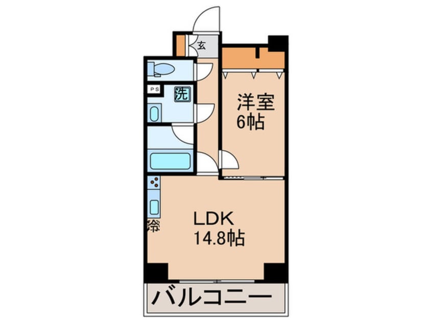 間取図 エル　ボヌール勝どき