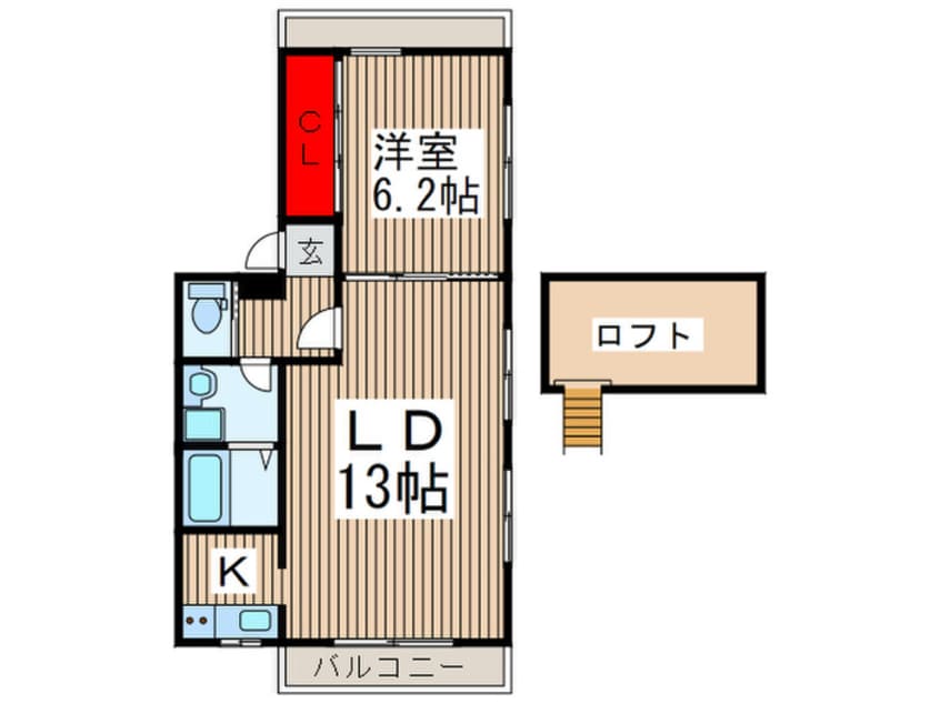 間取図 アヴニールヤマナカ