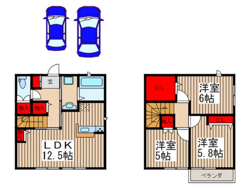 間取図 仮)グレイス・ヴィブレA