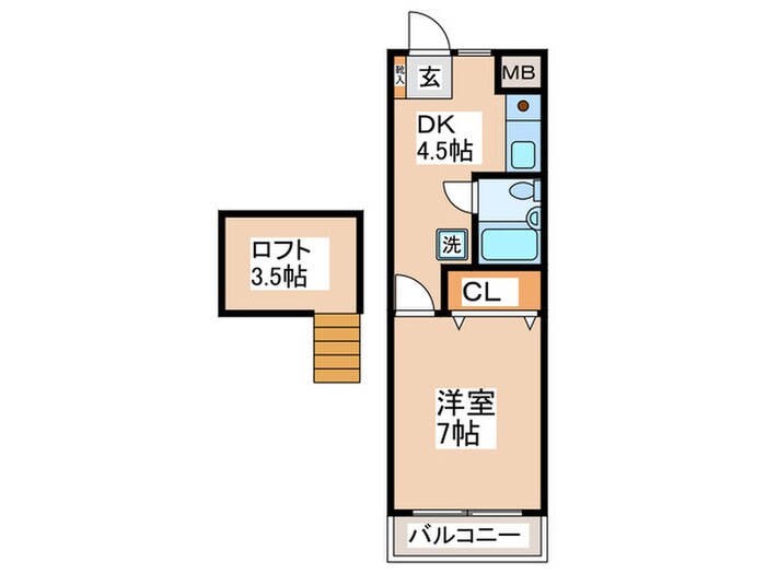 間取り図 アリビオＫ　Ⅲ