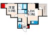 GRANPASEO西日暮里 1LDKの間取り