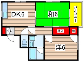 間取図 パールメゾン日吉