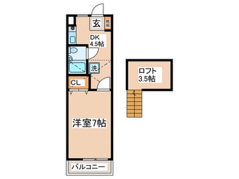間取図 アリビオＫ　Ⅱ