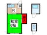 梅美荘　第一 1Kの間取り