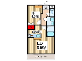 間取図 チュラ・ハウスⅡ