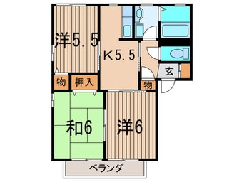 間取図 クレストＡ