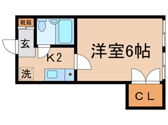 間取図 ハイムヤスノ