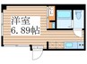 OPEN GATE武蔵関 1Rの間取り