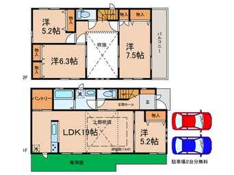 間取図 片瀬海岸３丁目戸建　３号棟