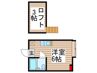 間取図 キャピタル八柱