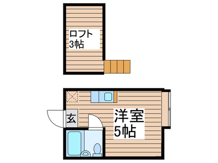 間取り図 キャピタル八柱