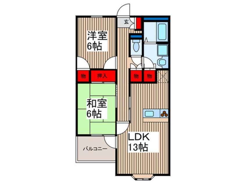 間取図 フォレストピア