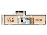 Ｂｏｎｈｅｕｒ　Ｓｏｌｅｉｌ 1LDKの間取り