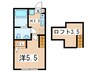 Steer　Odasaga 1Kの間取り