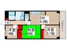 プランドール坂戸 3DKの間取り