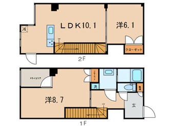 間取図 SOU桜新町Ⅱ