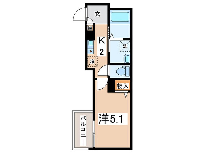 間取り図 MELDIA番田