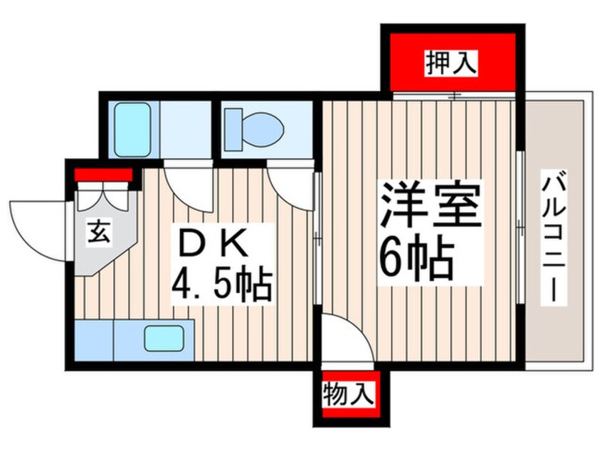 間取図 小竹ハイツ