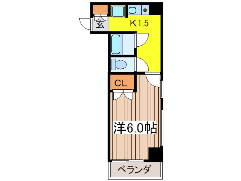 間取図 ラング・タワ－京橋