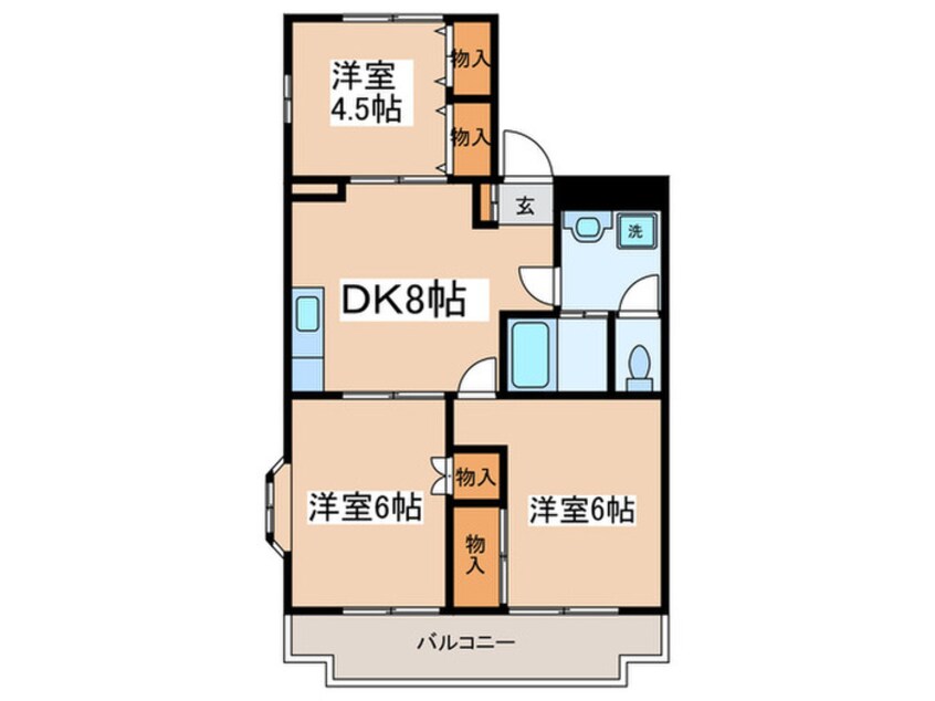 間取図 NINETY相模大野