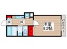 ルルス 1Kの間取り