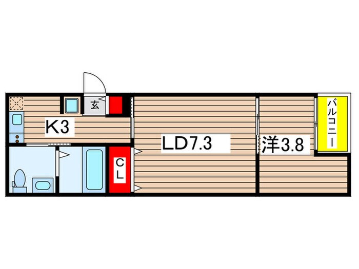 間取り図 ＶＡＵｈｏｕｓｅ青葉の森