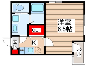 間取図 アフェット稲毛7