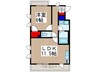 Ｆｉｒｏｕｇｅ白幡 1LDKの間取り
