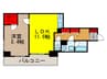 フェアステ－ジ武蔵野 1LDKの間取り
