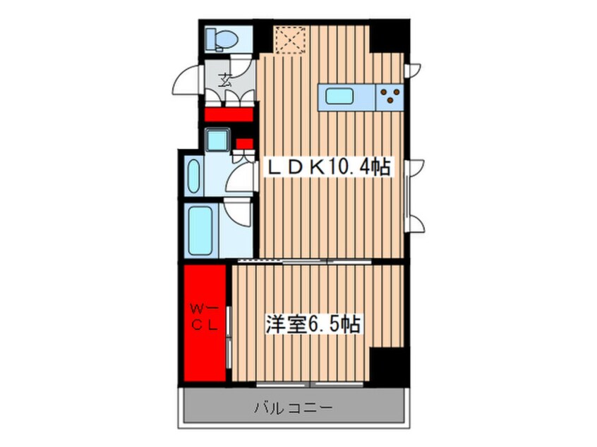 間取図 パークハビオ秋葉原エスト