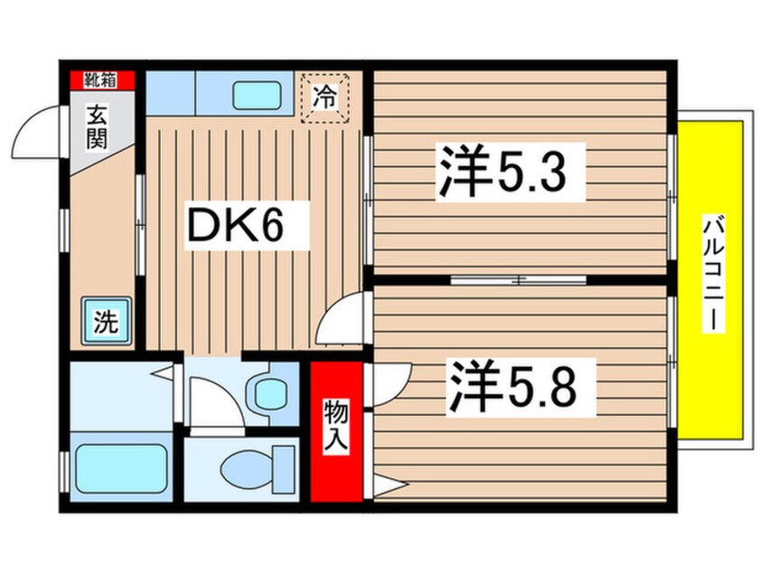 間取図 Ｆグレース