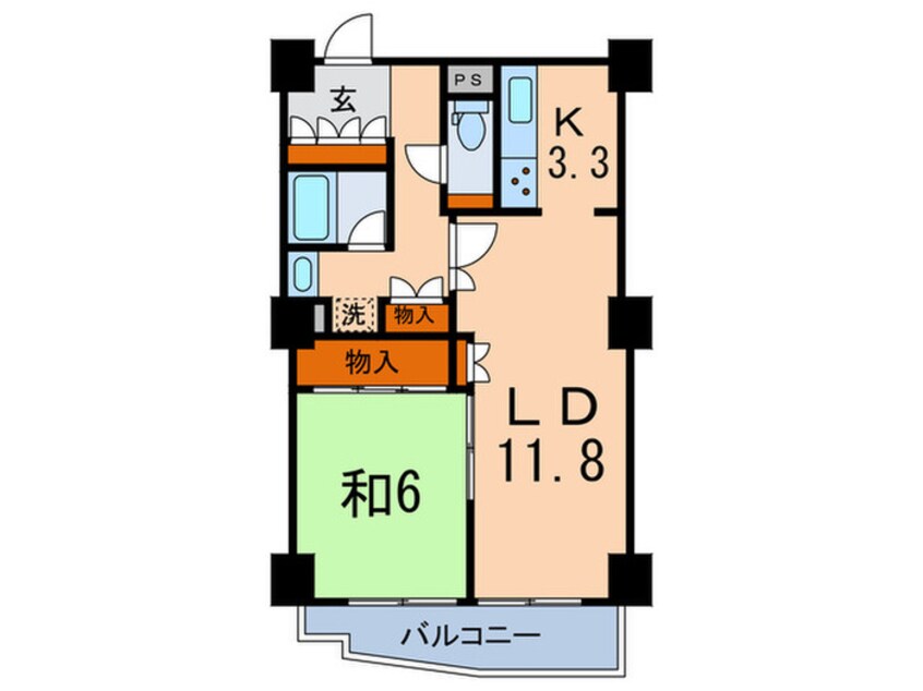 間取図 文京ｸﾞﾘｰﾝｺｰﾄﾋﾞｭｰﾀﾜｰ本駒込B棟