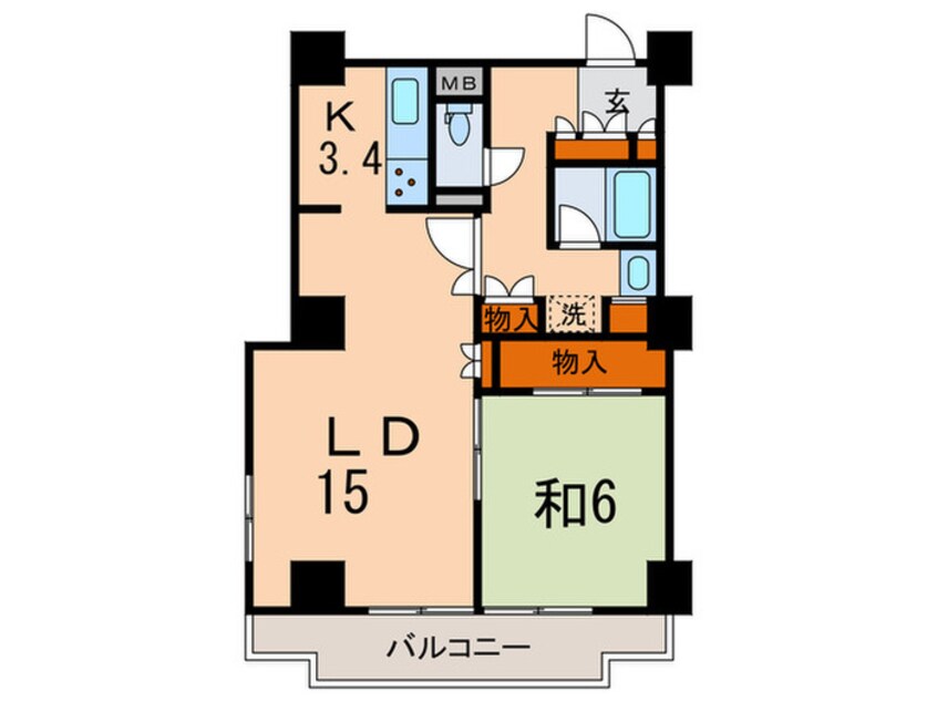 間取図 文京ｸﾞﾘｰﾝｺｰﾄﾋﾞｭｰﾀﾜｰ本駒込B棟