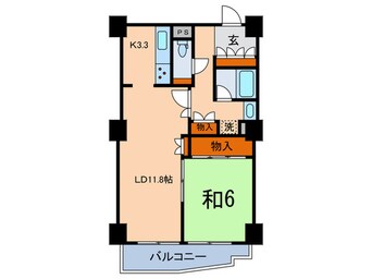 間取図 文京ｸﾞﾘｰﾝｺｰﾄﾋﾞｭｰﾀﾜｰ本駒込B棟