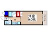 ルミネ松本 1Kの間取り