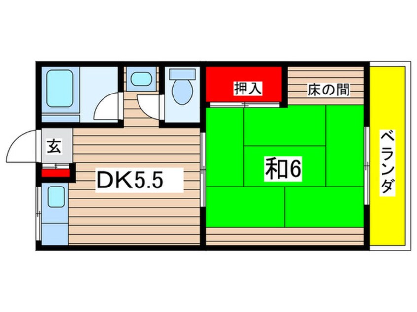 間取図 南原莊