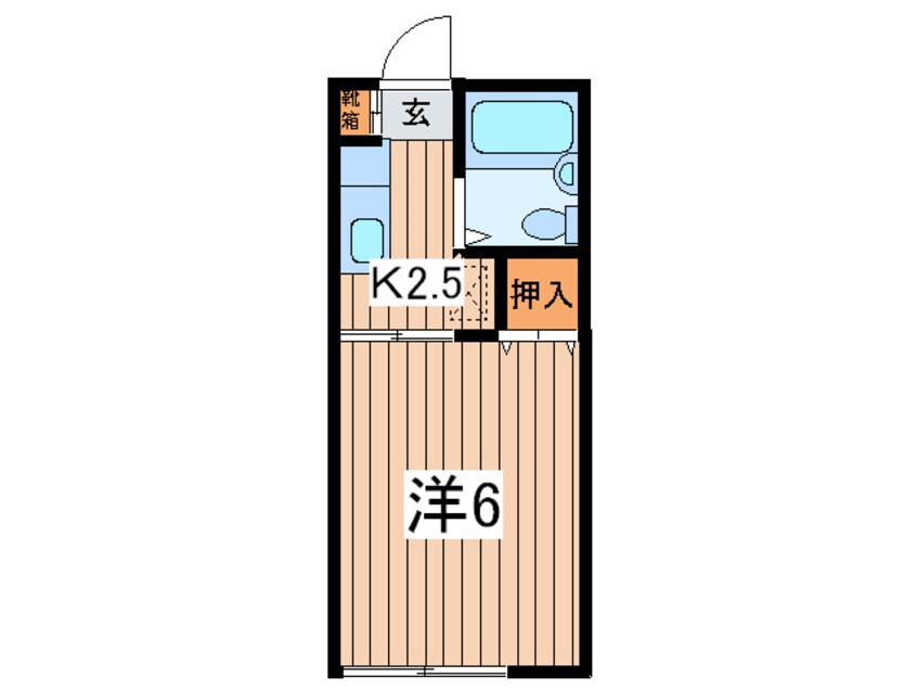 間取図 コ－ポ並木