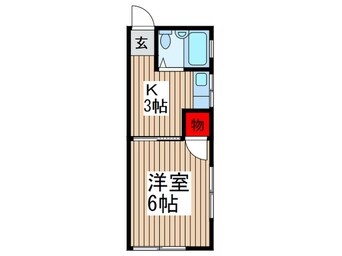 間取図 コーポさつき