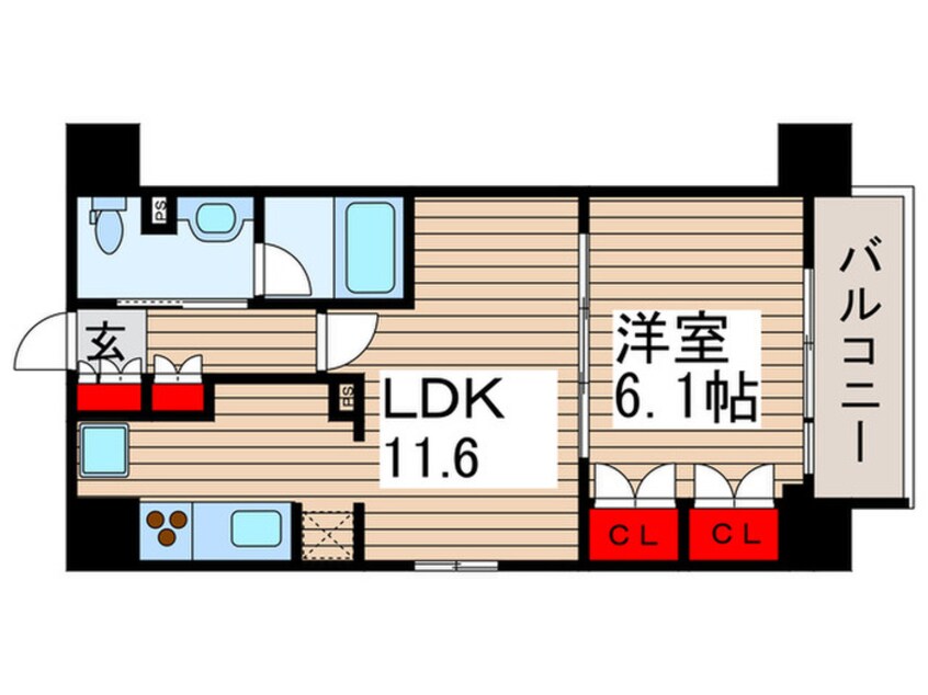 間取図 コンフォリア浅草松が谷