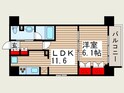 コンフォリア浅草松が谷の間取図