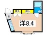 ゆりもハイツ 1Rの間取り