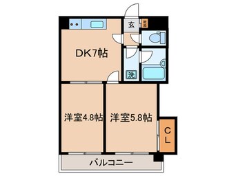 間取図 カルプマール玉川