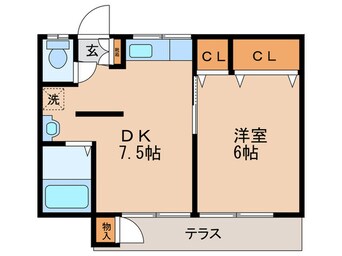 間取図 ハイツ第二大保