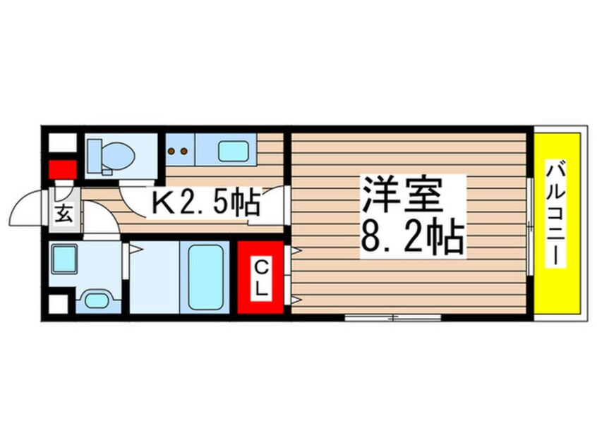 間取図 ブリリアント大木Ⅱ