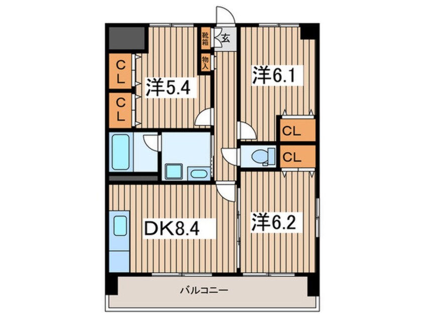 間取図 フローレンハイム