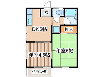 間取図 ハイツ岩田