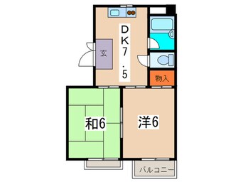 間取図 メゾンド桂台Ａ