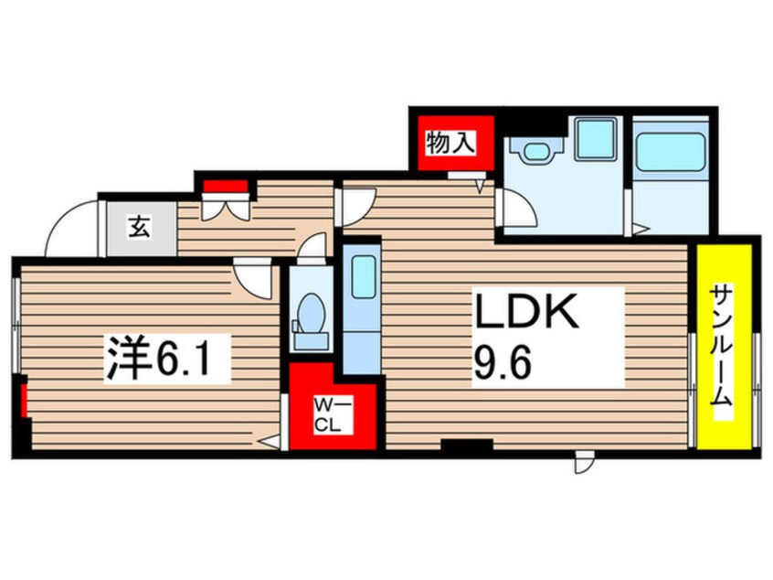 間取図 キャンディハウスⅠ