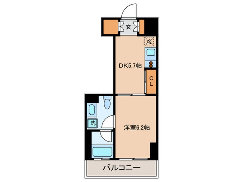 間取図 ベルファ－ス本郷弓町