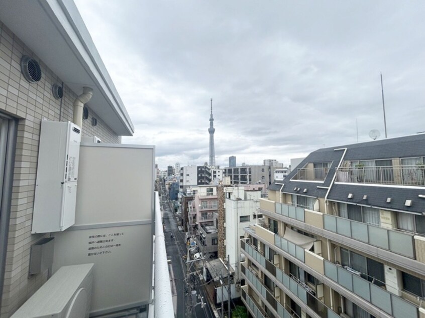 室内からの展望 TRADIS錦糸町